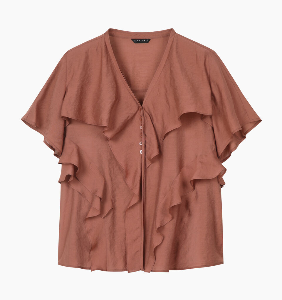 SHIRT - sisley k blouses - Brown | Sisley K image number 1